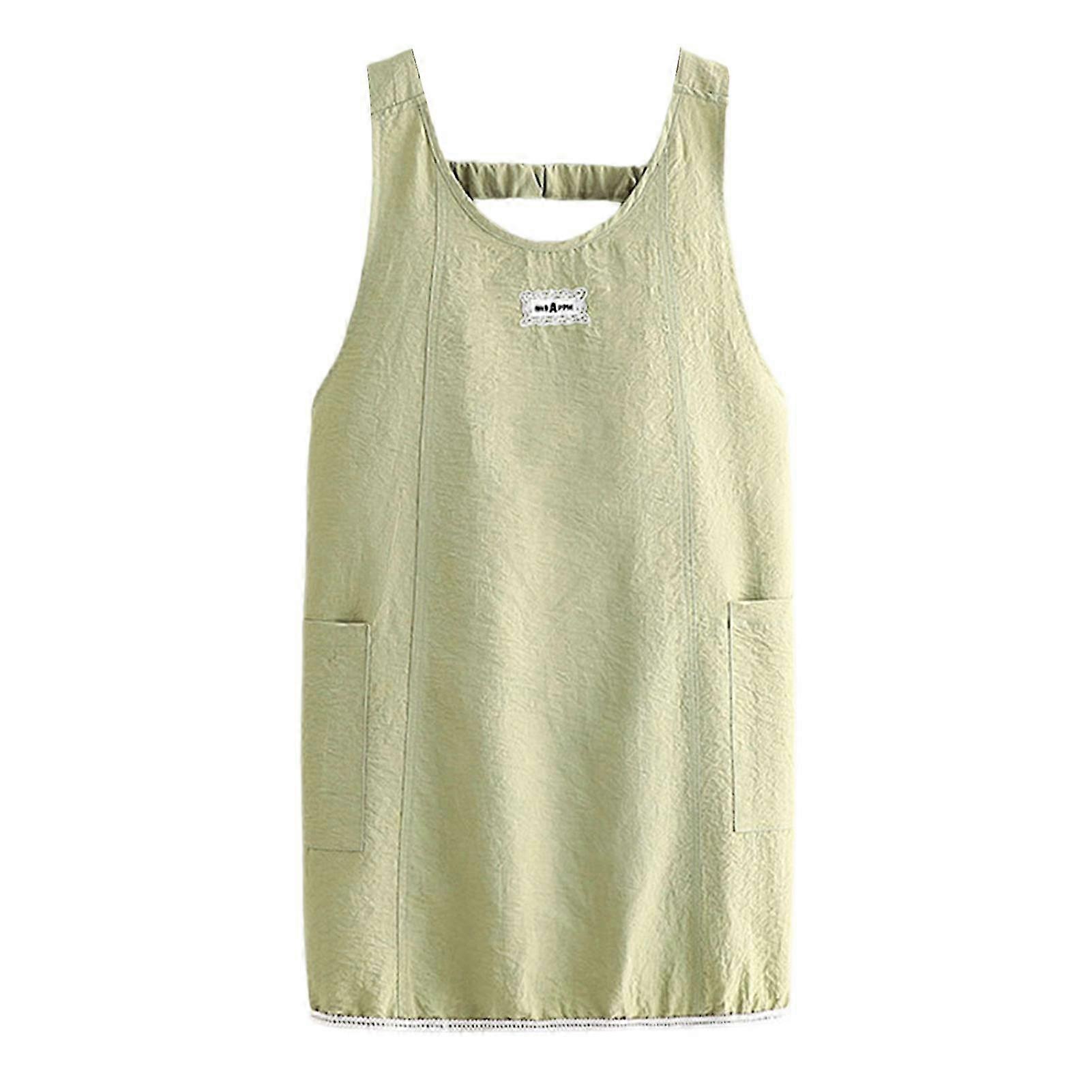 Soft Breathable Apron Double Pocket Design