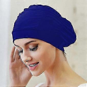 Water-Resistant Cap for Long Hair in Swimming Pool Use