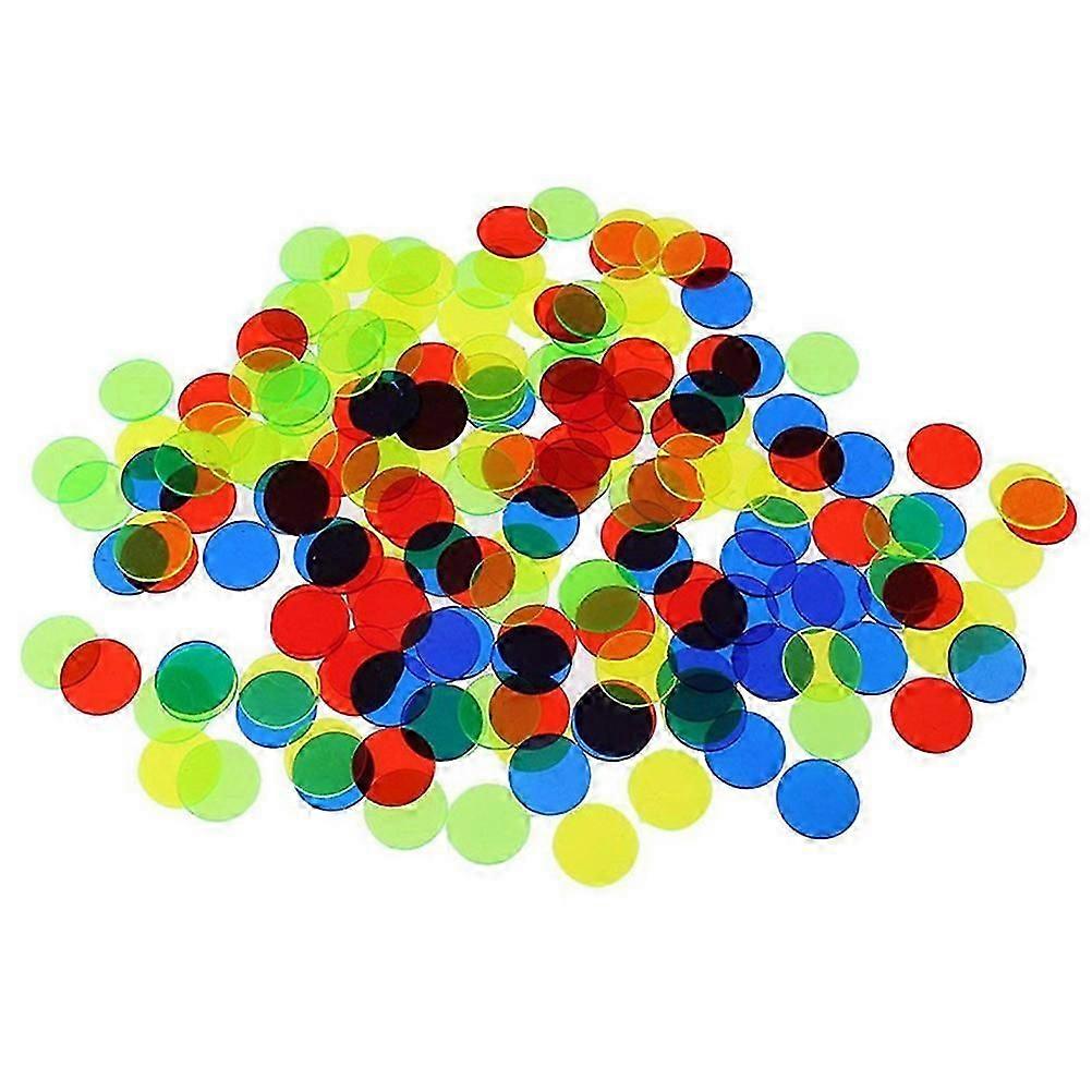 400Pcs Count Chips for Game Use Assorted Color Plastic Markers
