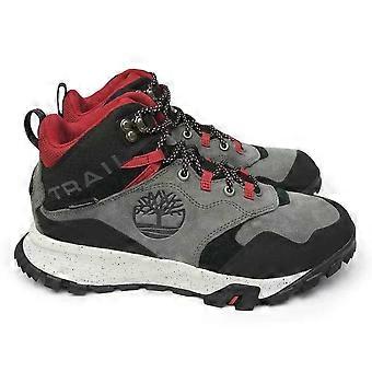 Timberland Mens Garrison Trail Waterproof Mid Hiking Boots High Top Dark Grey Us 8 Men's Boots