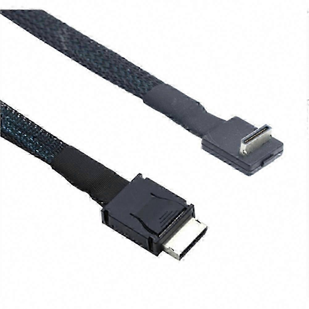 0.5m SFF-8611 4i Right-Angle Cable