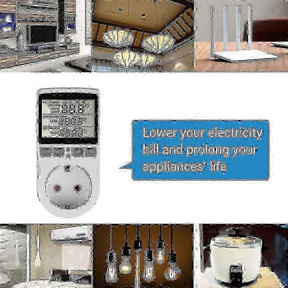 Digital Temp Controller Socket EU Plug