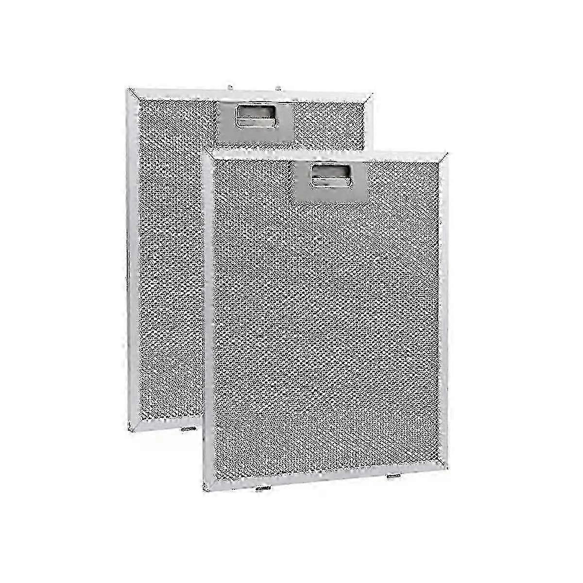 2pcs Aluminum Range Hood Grease Filter compatible with Kitchen Extractor Ventilation