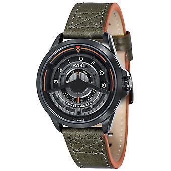 Hawker Harrier Men's Watch Analog Japanese Automatic with Cowhide Bracelet AV-4047-03