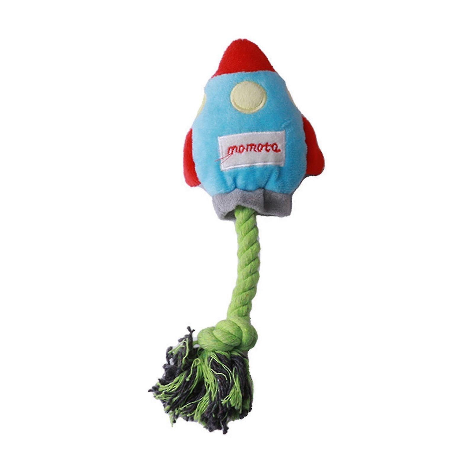 Interactive Rocket Chew Toy For Small Dogs