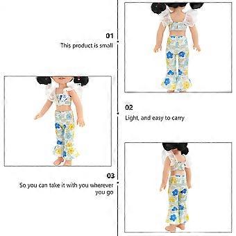 Roupa casual para boneca, fantasia estilosa para usar ao ar livre (1 peça).