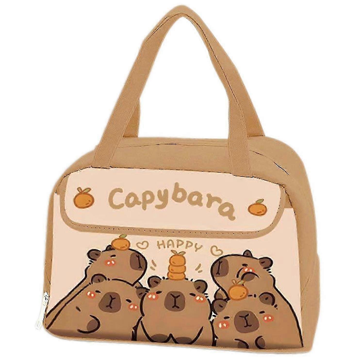 Insulated Capybara Tote Lightweight Compact