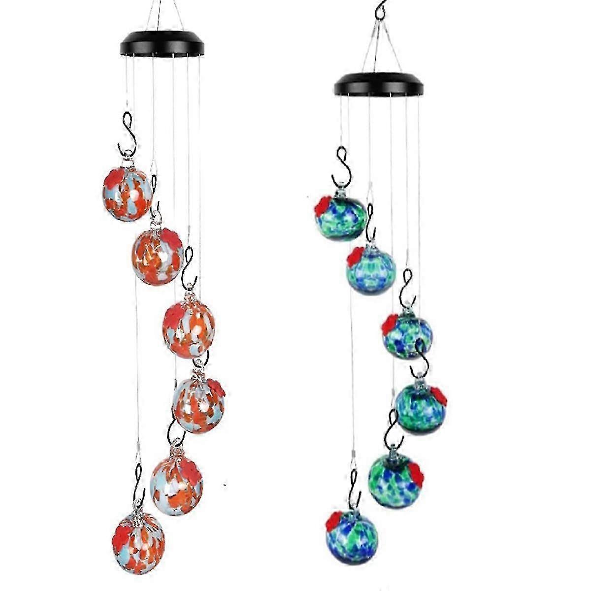 Charming Outdoor Bird Feeder with Wind Chime