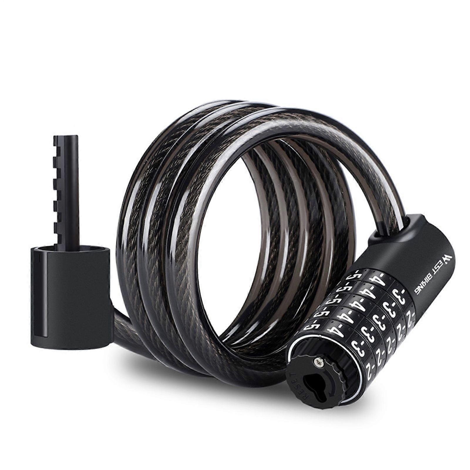 12mm Steel Coiled Combination Lock