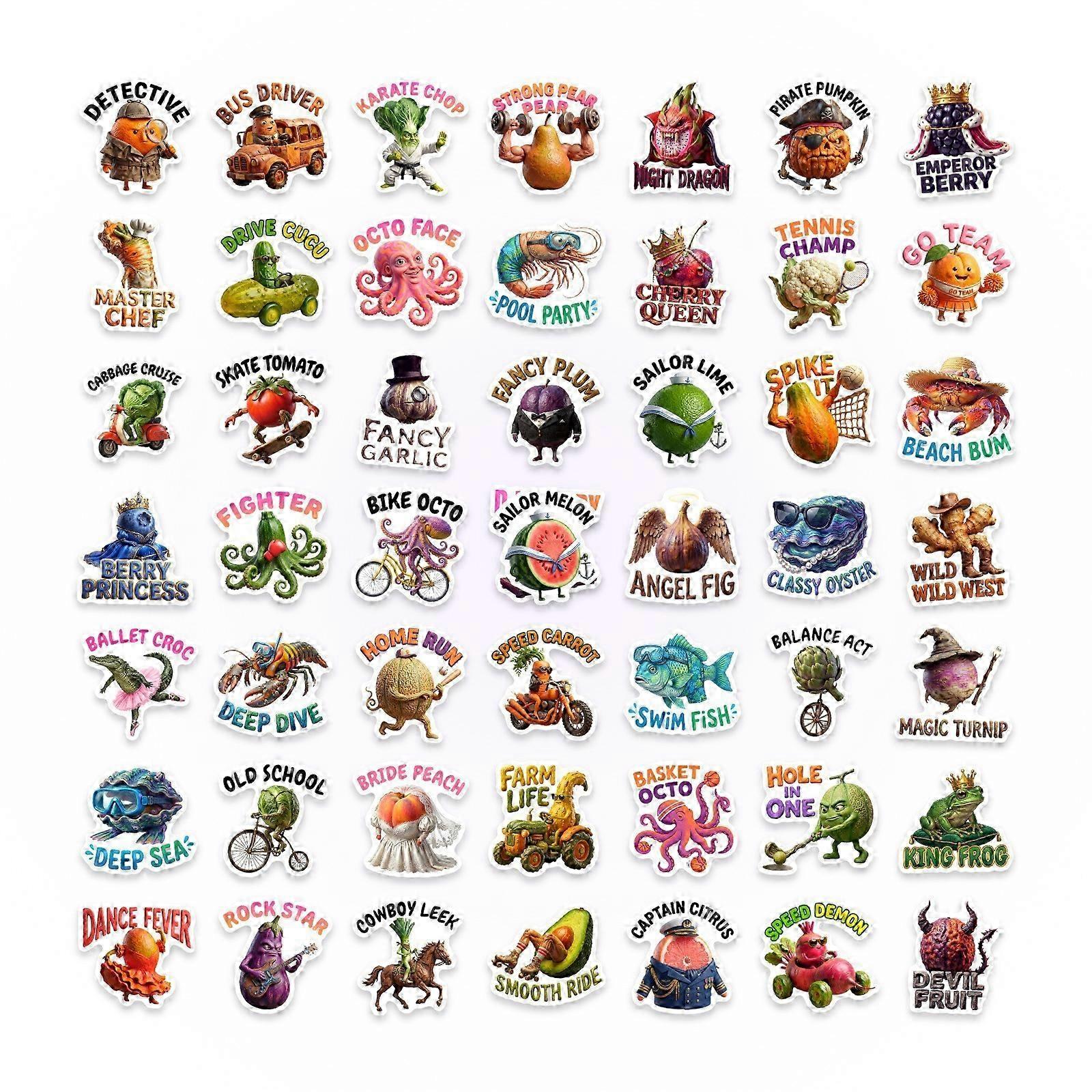 Cartoon Sticker Pack 250 Waterproof