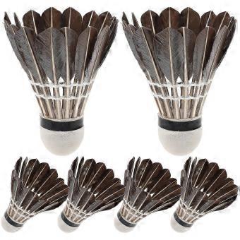 6Pcs Outdoor Shuttlecocks Exercising Badminton Shuttlecocks Portable Shuttlecocks Accessories-brnv