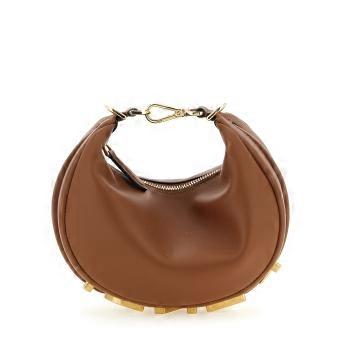 Fendi Brown Calfskin Handbag