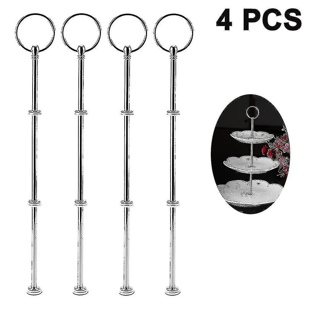4 Set 3 Tier Cake Stand Hardware,tiered Tray Hardware 3 Tier Cake Stand