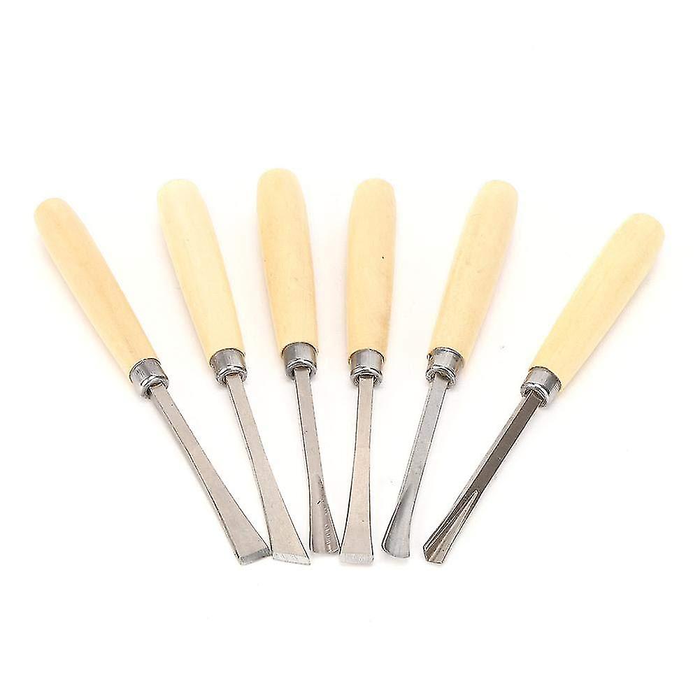 6 Pcs Wood Carving Chisel Set, Engraving Chisel For Woodworking Beginners