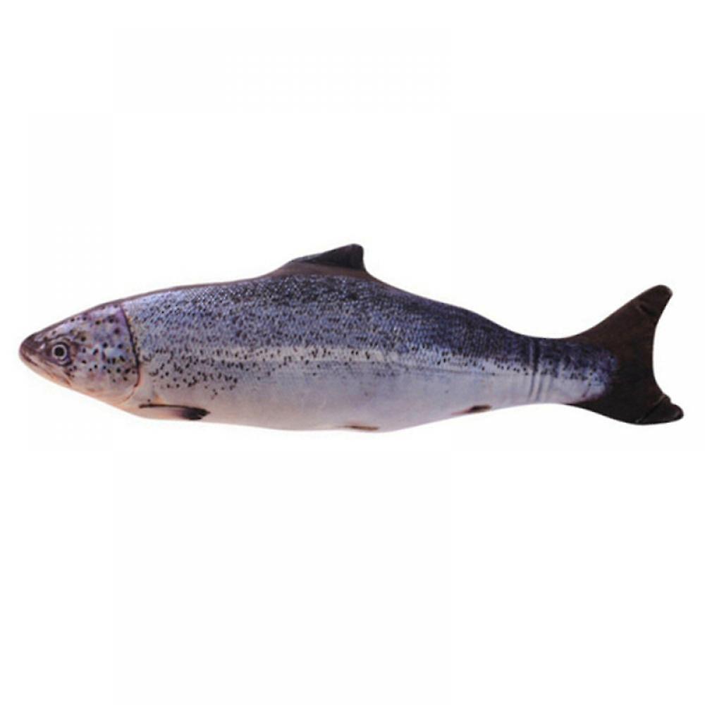 Interactive Cat Toy Plush Fish with Realistic Flop & Electric Kicking Motion, Scratching, Biting, Chewing, Teething Fun - USB Rechargeable