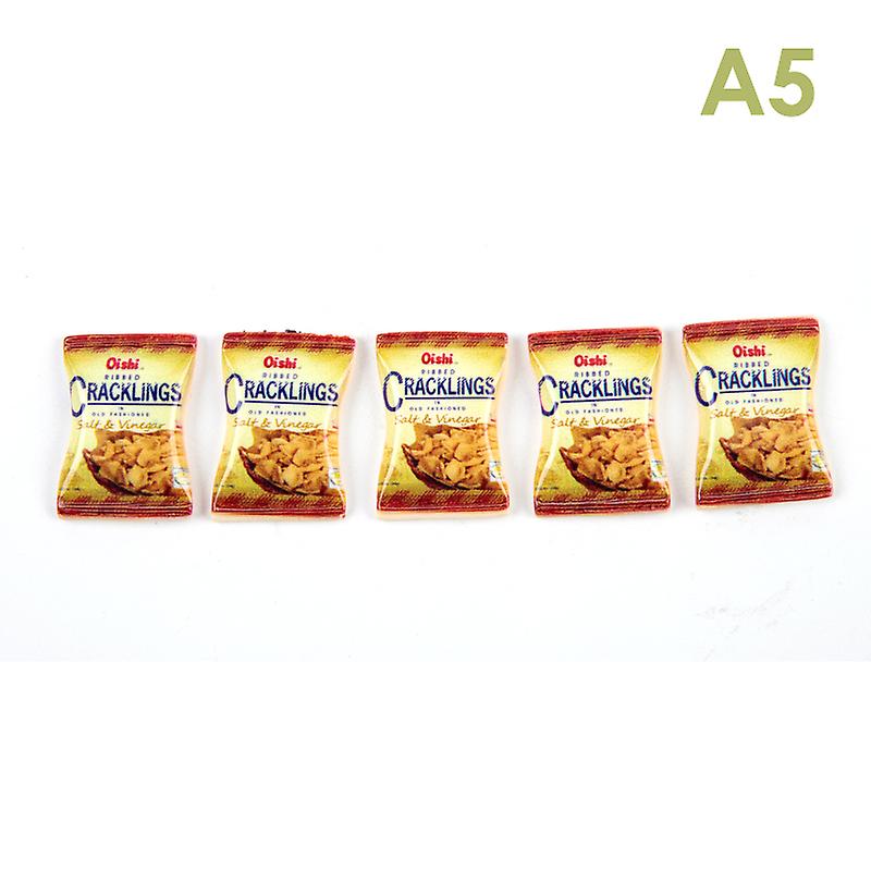 5pcs 1/6 Scale Miniature Dollhouse Snack Potato Chips Food Blyth Doll Play Toys