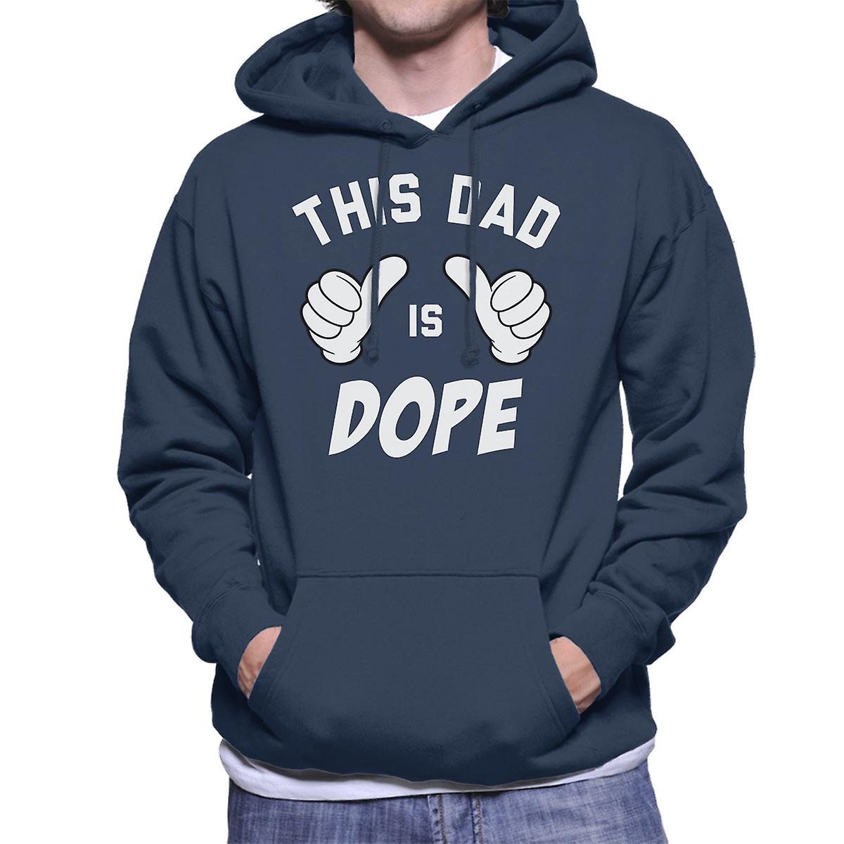 Dette pappa er Dope tommelen Hettegenser