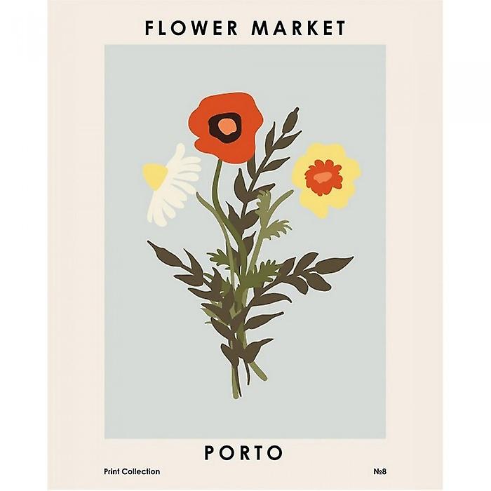 Pyramide Marché international aux fleurs Porto Print