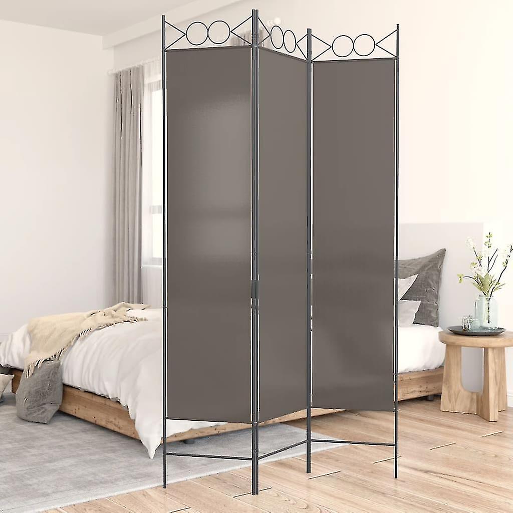 3 pcs. Screen Anthracite 120x200 cm Fabric