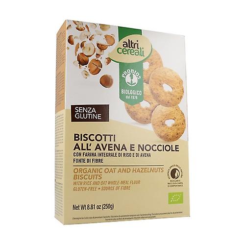 Organic oat and hazelnuts cookies 250 g