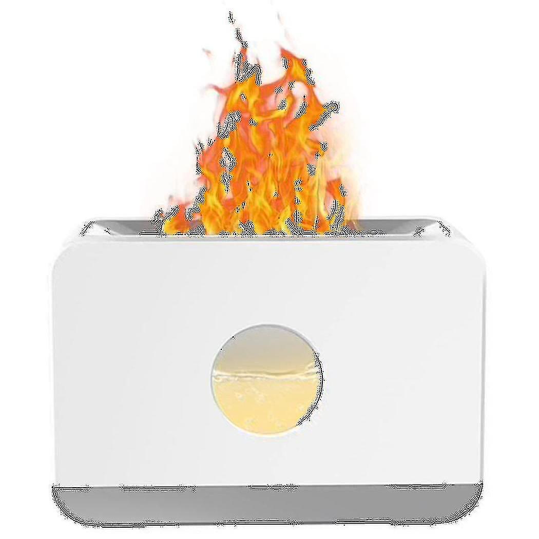 Flame Diffuser, Essential Oil Diffuser With Flame Light Air Humidifier 220ml Aroma Diffuserfor Home