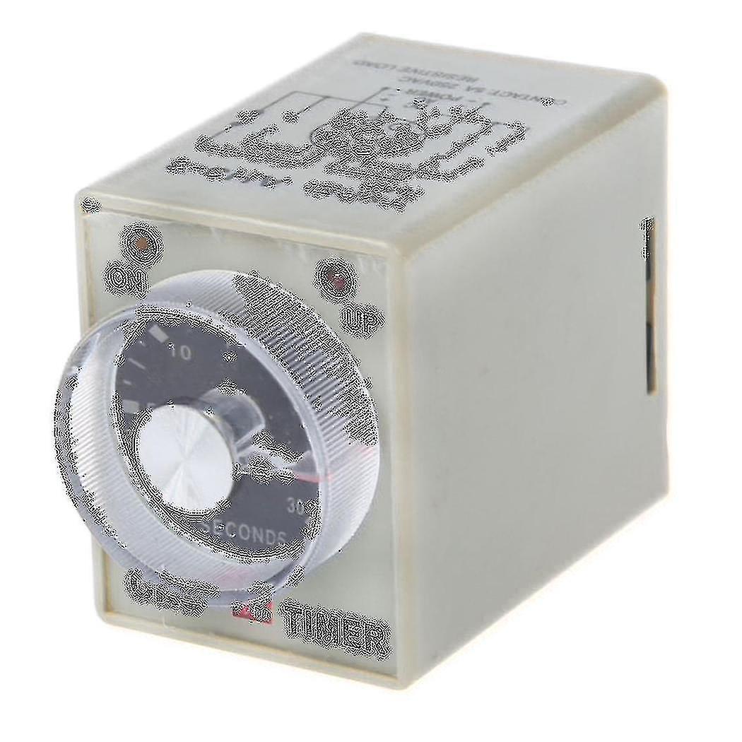 Dc 12v 0-30 Seconds 30s Electric Delay Timer Timing Relay Dpdt 8p W Base