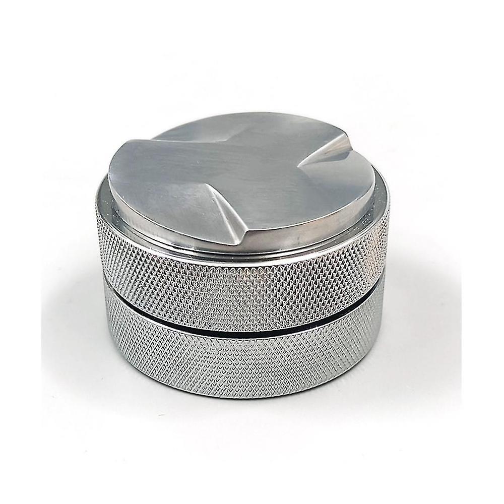 51mm Coffee Machine Flat Head Filler Solid Aluminum Press Coffee Hammer Flat Head Aluminum,a