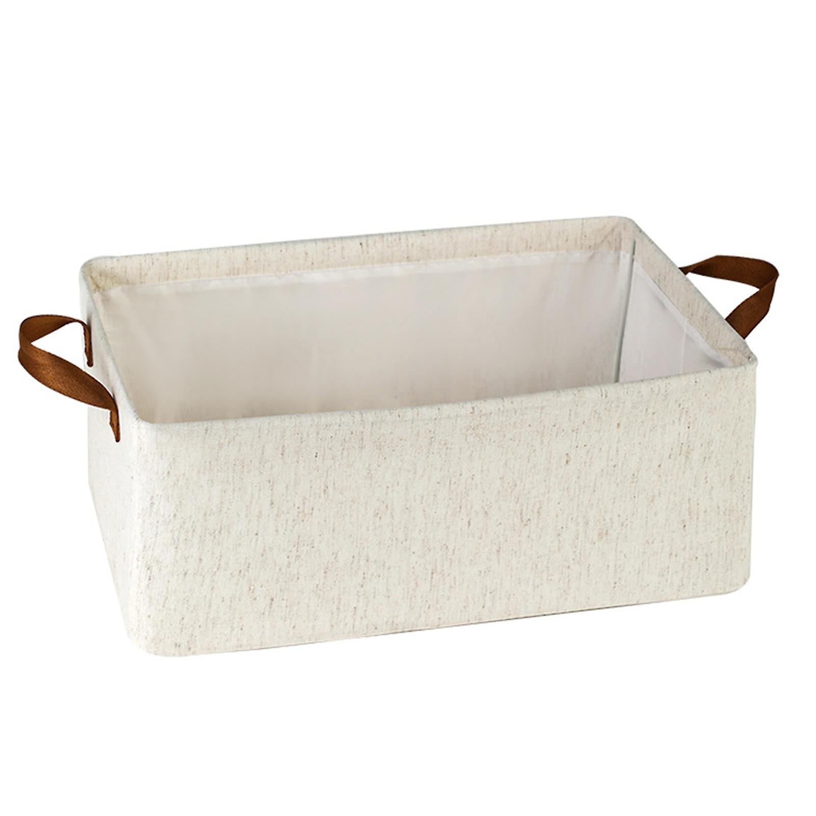 Foldable Storage Basket With Handles