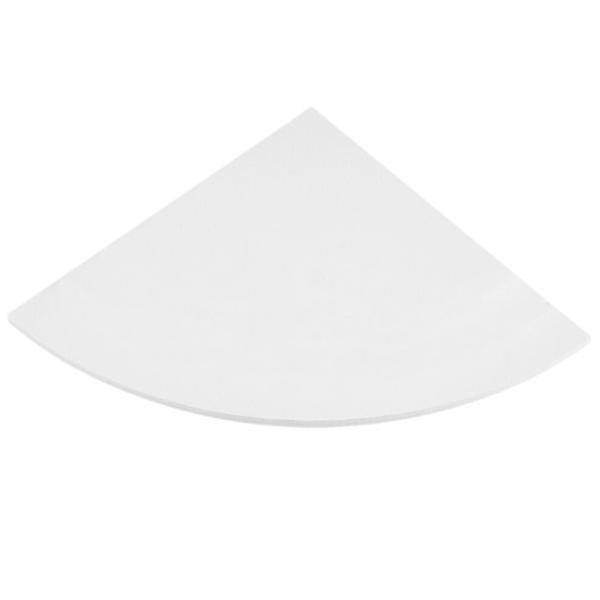 Fan Shape Wall Corner Shelf Set Wall-mounted Corner Storage Rack Triangle Storage Holder - 25cm (whi