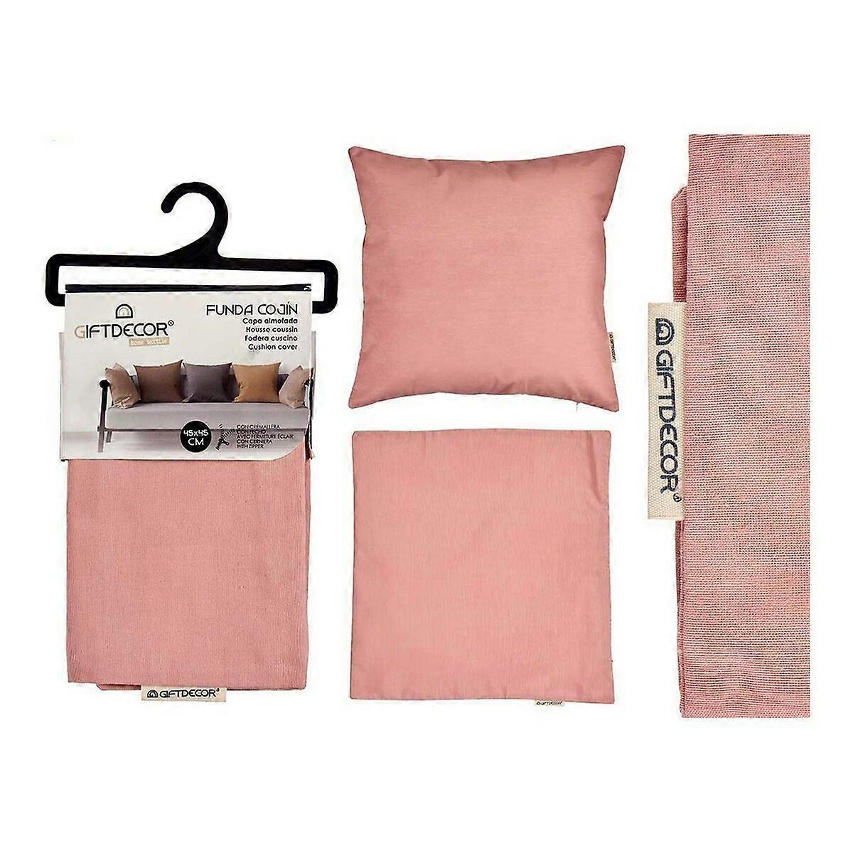 Pink pillowcase 45 x 0.5 x 45 cm 60 x 0.5 x 60 cm