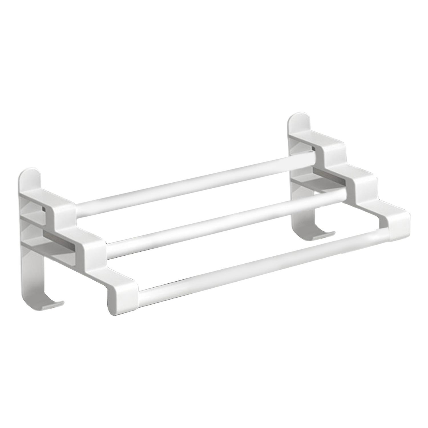 Towel Rack Stainless Steel Three Layer Easy Install Large Size Wall Mounted Rust-resistant Bathroom 