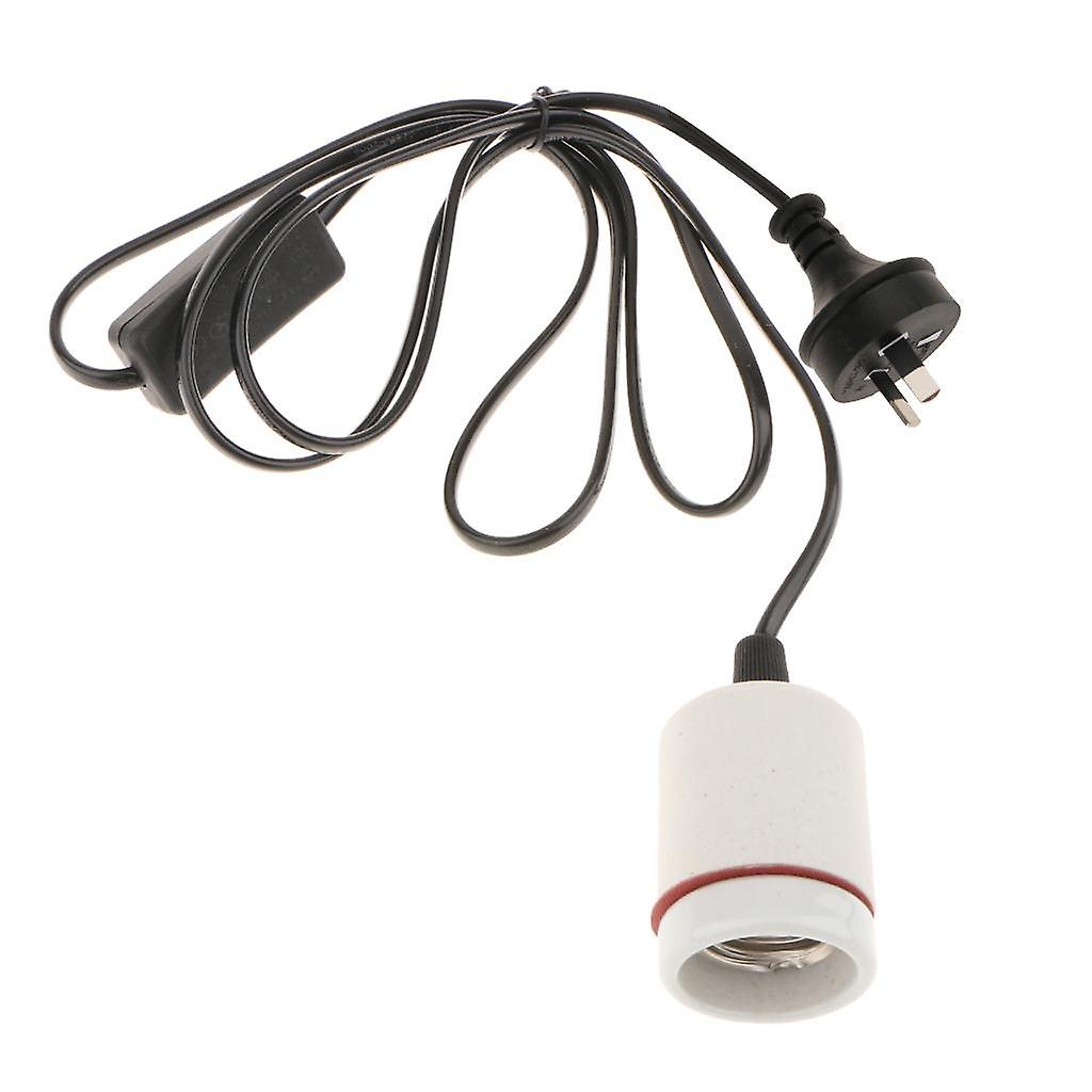 AU Plug Heat Basking Lamp Holder Reptile Infrared Heater Light Socket