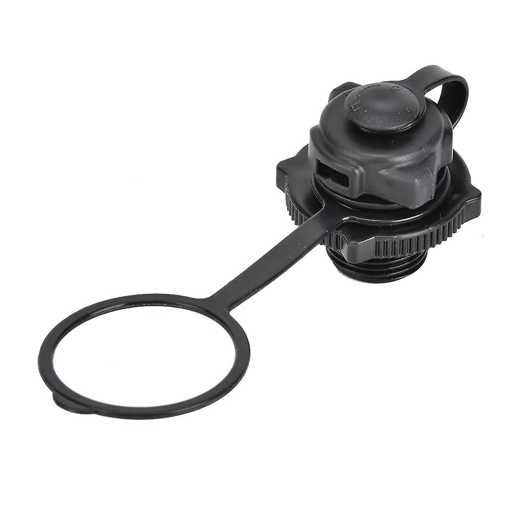 Plastic Black Durable Replacement Inflatable Fishing Dinghy Boats Air Valve D Caps Screw for INTEX 68345/68347/68349/68351Black Air Valve D