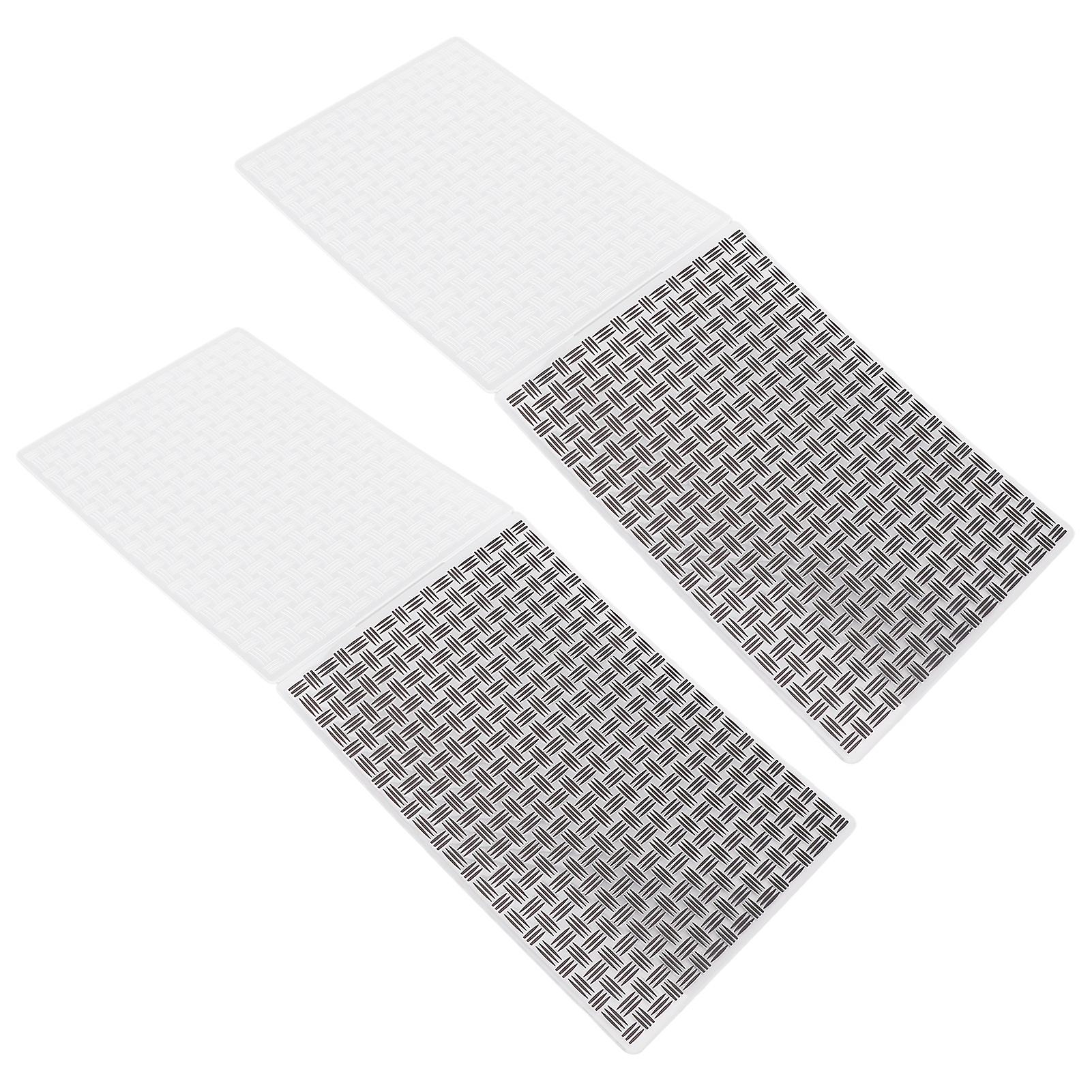 2Pcs Embossing Folders Premium Plastic Wide Application Easy Operation Embossing Template Folders for Card Envelop