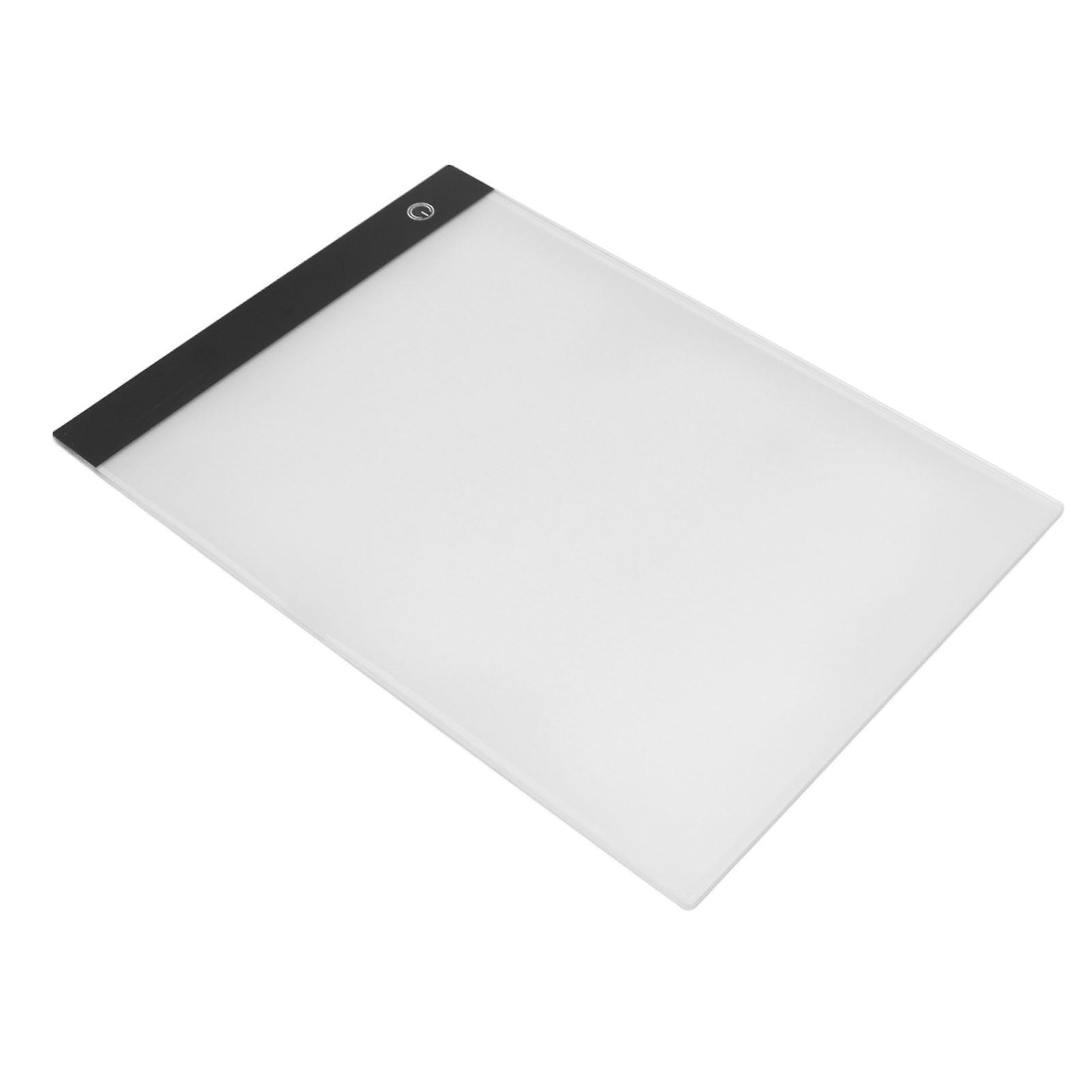 LED Light Box Tracer Efficient Light Transmission Soft White Light USB Charging Ultra Thin A4 Tracing Pad for Stenciling