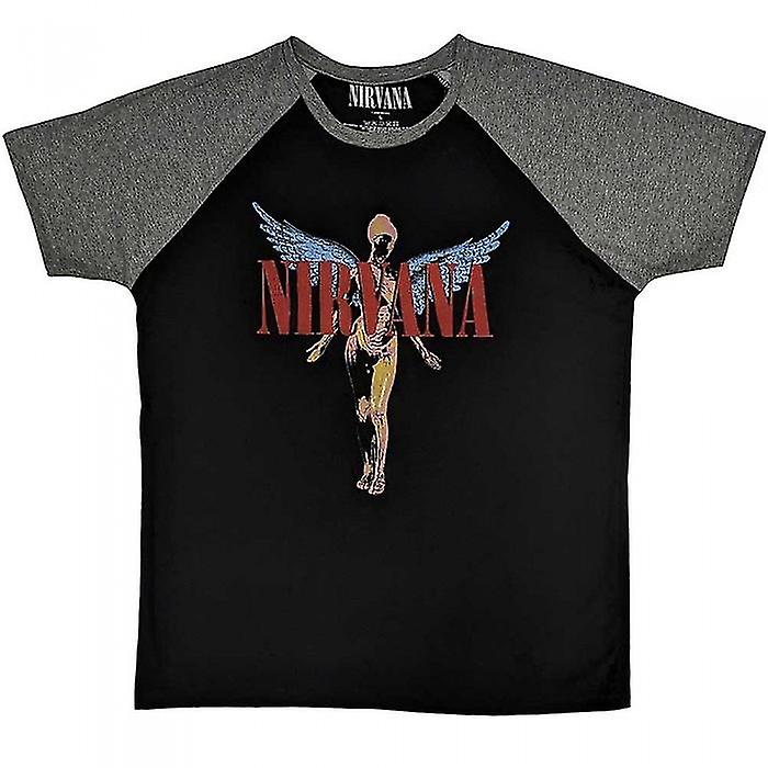 Nirvana Unisex Adult Angelic Raglan T-Shirt