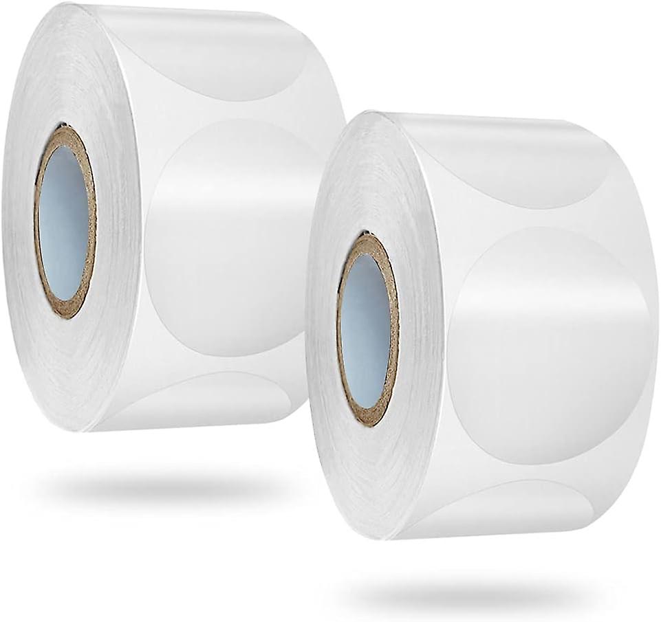 Round Self-adhesive Labels, 1000 pieces of transparent sealing label, 2.5cm
