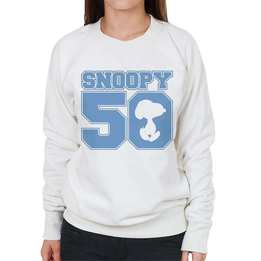 Peanuts Snoopy 50 Text Design Women's Sweatshirt