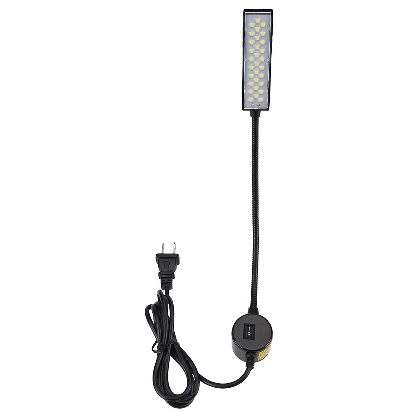 1pc 30 LED Light Lamp Magnetic Base Switch for Sewing Machine Working Light (US Plug 110V)