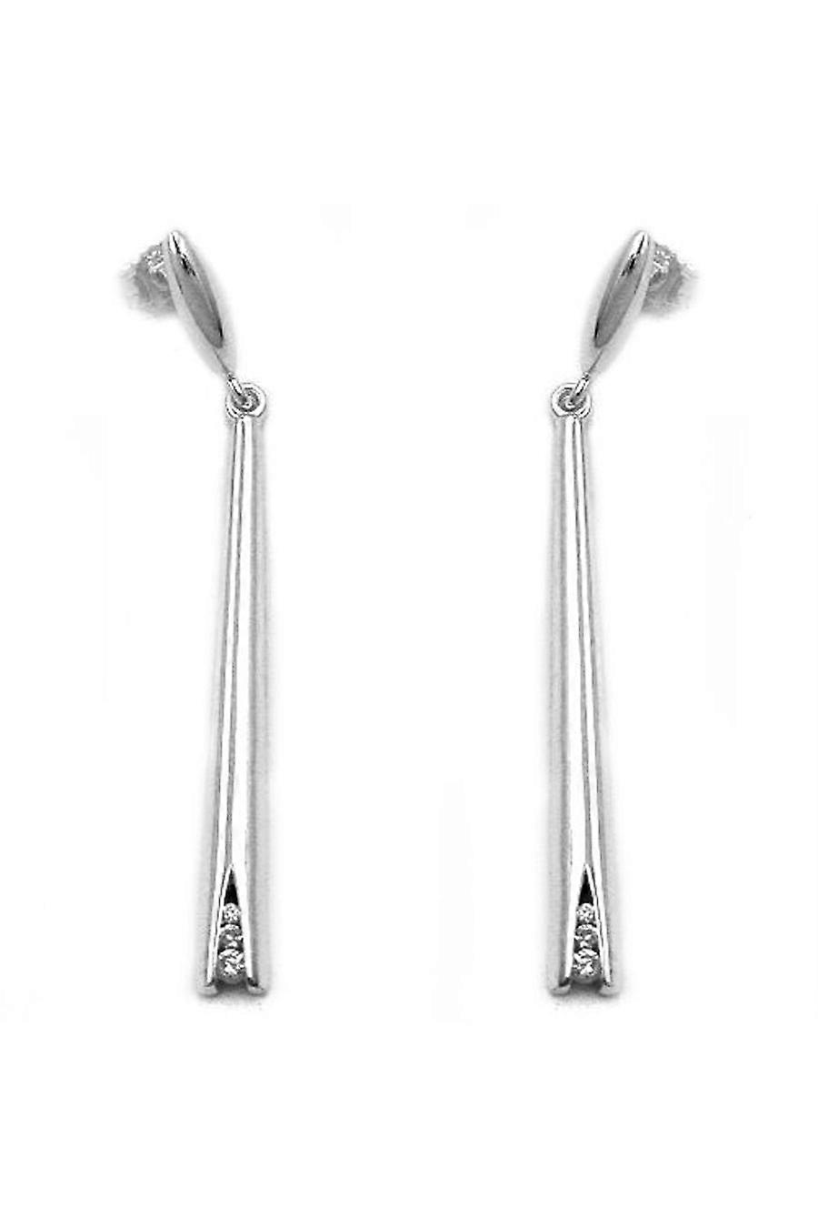 Earring Stud Zirconia Silver 925 - Gl91195