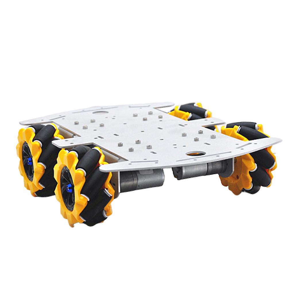 Diy 4wd Smart Rc Robot Car Chassis Base With Omni Wheels
