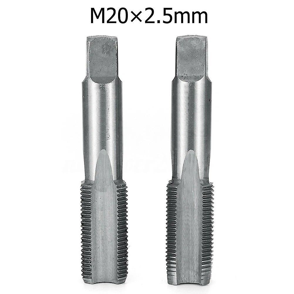 2pcs Right Hand Thread Tap Machine HSS Plug Metric Tap Drill Thread Tools Hand Drill M10 M12 M14 M16 M20~10979
