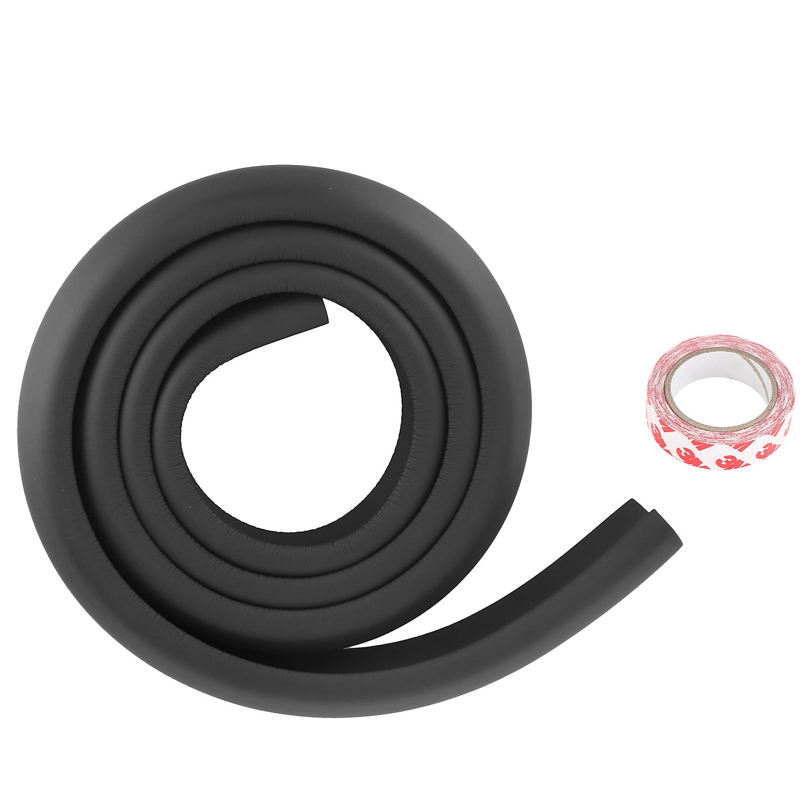 Baby Furniture Edge Guards, L Type, High Elasticity, for Home Safety (Black)
