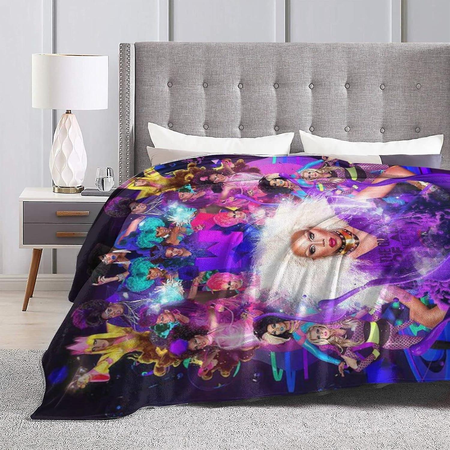 RuPaul Drag Race Kuscheldecke – Superweich, Flauschig Und Vielseitig Für Sofa, Bett Oder Reisen