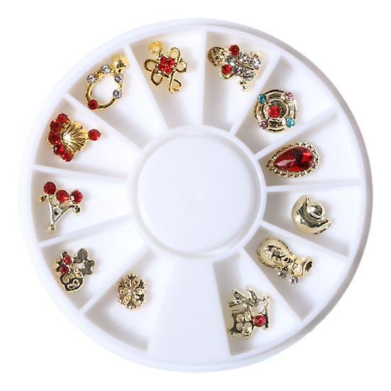 1 Box Nail Decoration Sparkling Surface Creative Shape 3D Rhinestones Decor Luxury DIY Nail Art