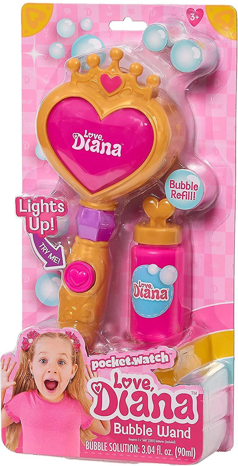 LOVE DIANA Light-Up Bubble Wand