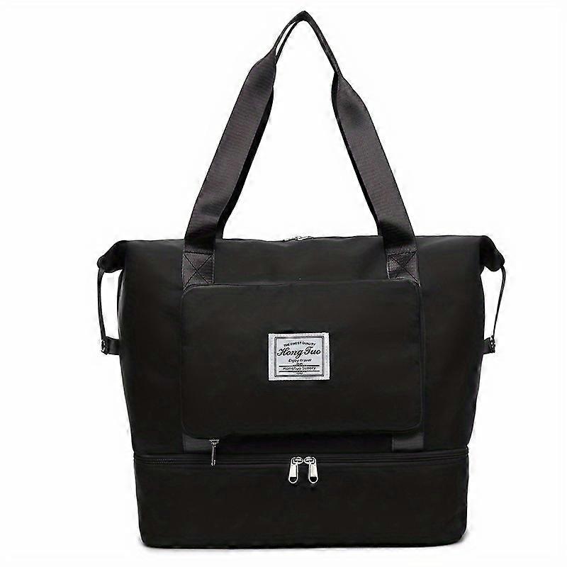 Foldable Tote Bag, Travel Weekender Bag, Large Capacity Gym Sports Tote Bag, Dry And Wet Separation