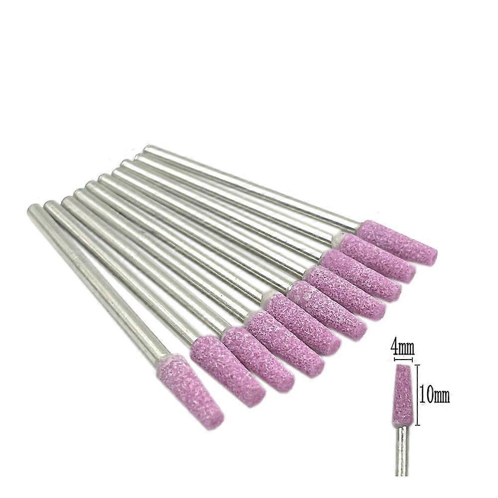 10pcs/set Dental Stone Grinder Polisher Burs 2.35mm Shank For Contouring Shaping Porcelain Dental Rotary Stone Polisher