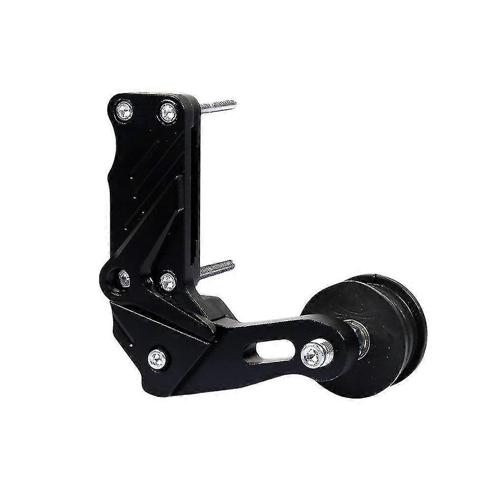 Roller Adjuster Kettingspanner Motorfiets Roller Zwart
