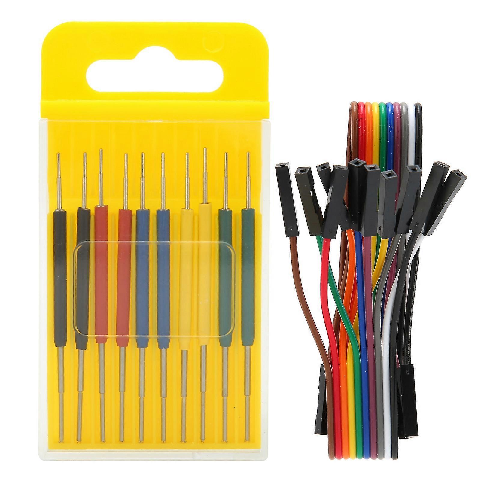 10st Micro IC Hook Clip Mini SOP SOIC Testkablar Clamp Tester Multimeter Adapter